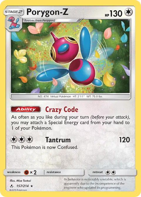 Porygon-Z, Unbroken Bonds 157/214