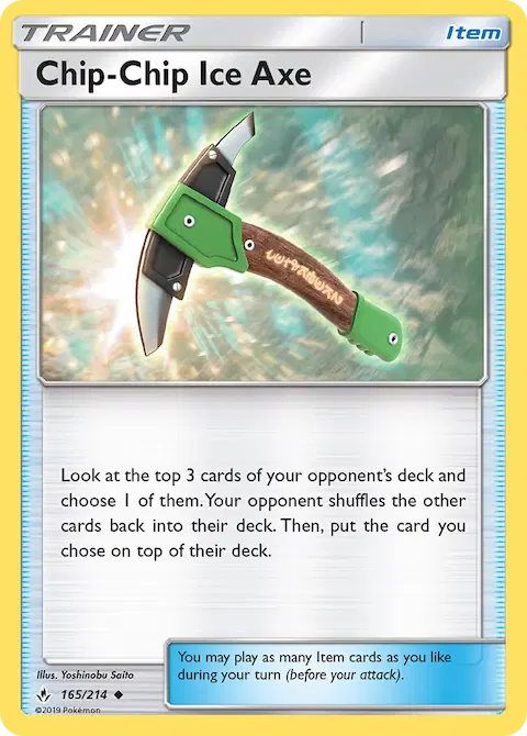 Chip-Chip Ice Axe, Unbroken Bonds 165/214