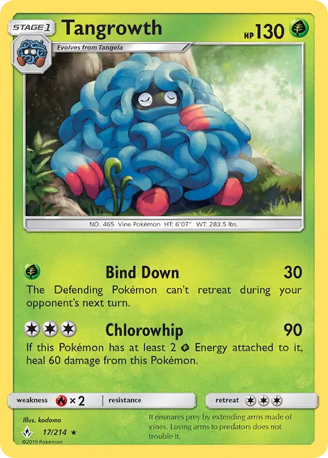 Tangrowth, Unbroken Bonds 17/214