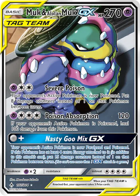Muk & Alolan Muk GX, Unbroken Bonds 197/214