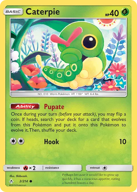 Caterpie, Unbroken Bonds 2/214