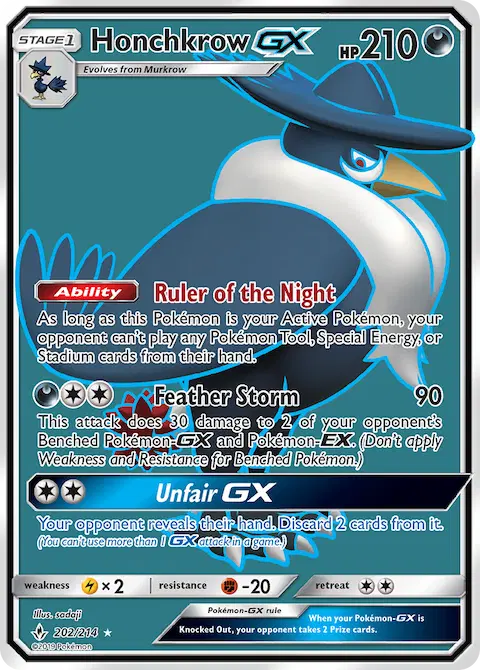 Honchkrow GX, Unbroken Bonds 202/214