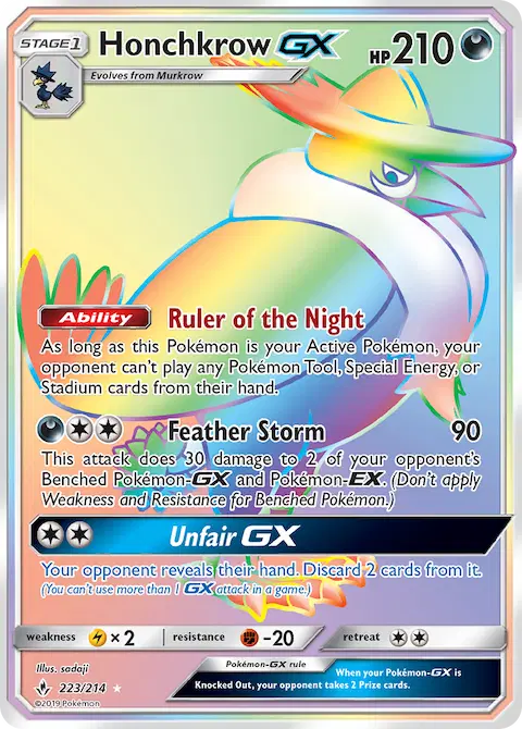 Honchkrow GX, Unbroken Bonds 223/214
