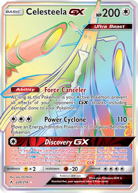 Celesteela GX, Unbroken Bonds 228/214
