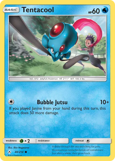 Tentacool, Unbroken Bonds 40/214