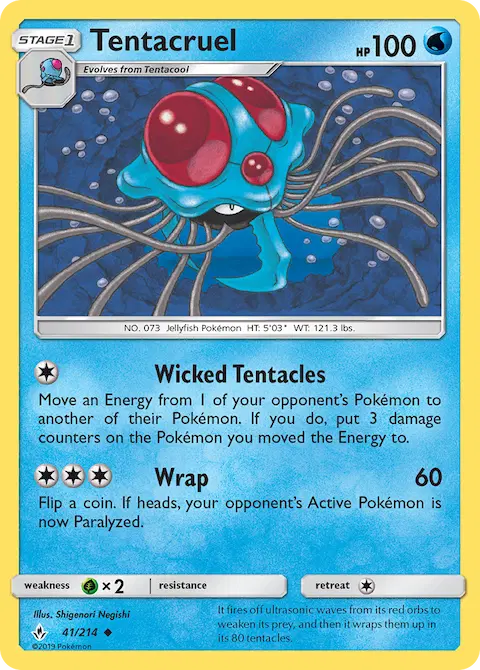 Tentacruel, Unbroken Bonds 41/214
