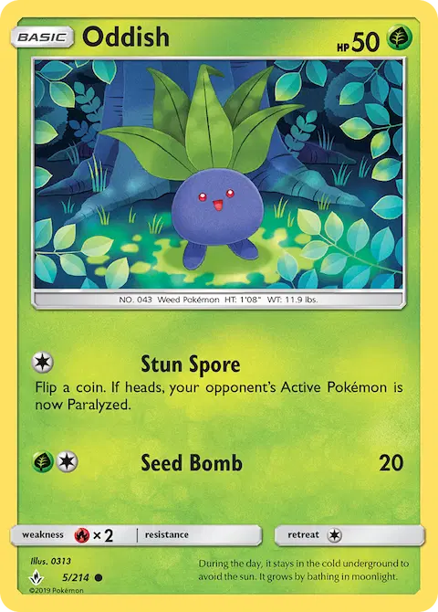 Oddish, Unbroken Bonds 5/214