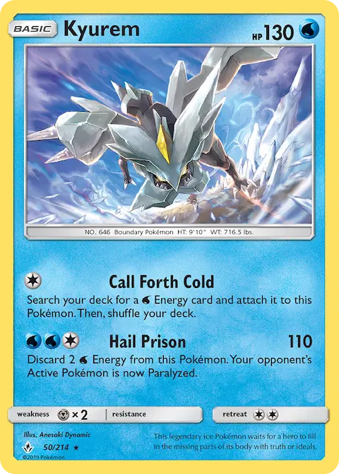Kyurem, Unbroken Bonds 50/214