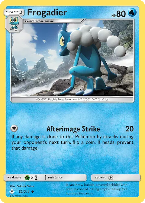 Frogadier, Unbroken Bonds 52/214