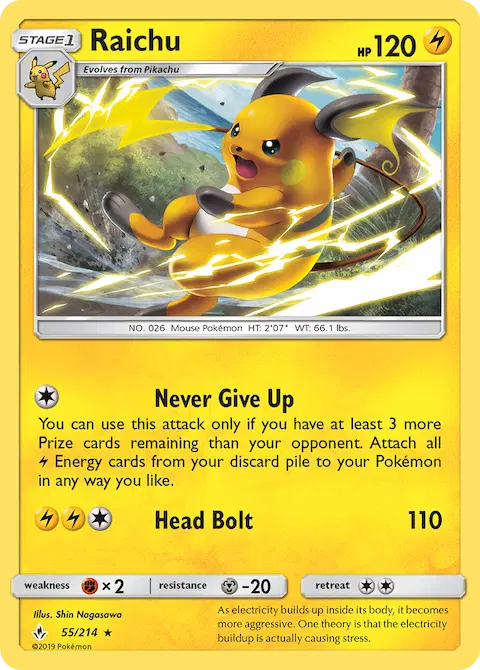 Raichu, Unbroken Bonds 55/214