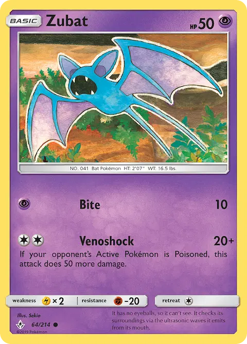 Zubat, Unbroken Bonds 64/214