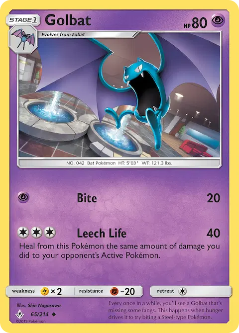 Golbat, Unbroken Bonds 65/214