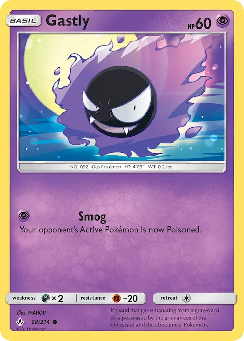 Gastly, Unbroken Bonds 68/214