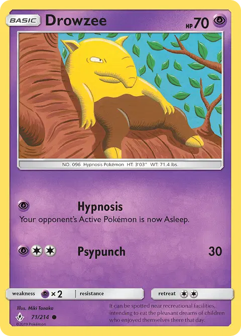 Drowzee, Unbroken Bonds 71/214
