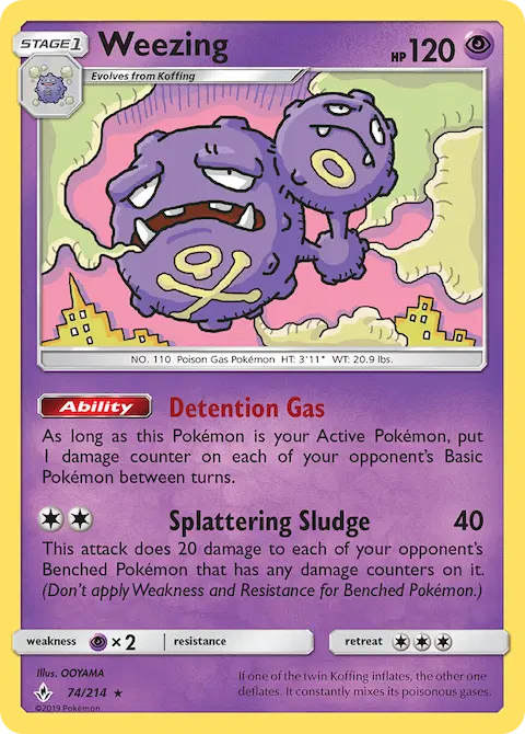 Weezing, Unbroken Bonds 74/214