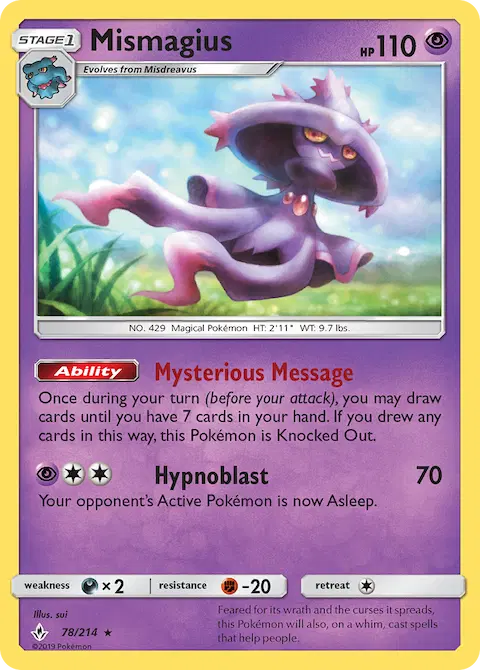 Mismagius, Unbroken Bonds 78/214
