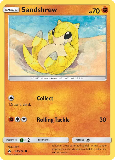 Sandshrew, Unbroken Bonds 83/214