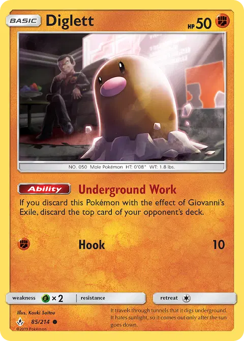 Diglett, Unbroken Bonds 85/214
