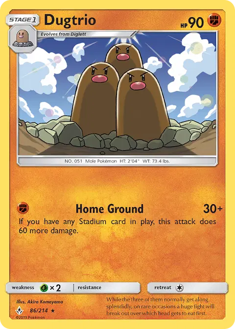 Dugtrio, Unbroken Bonds 86/214
