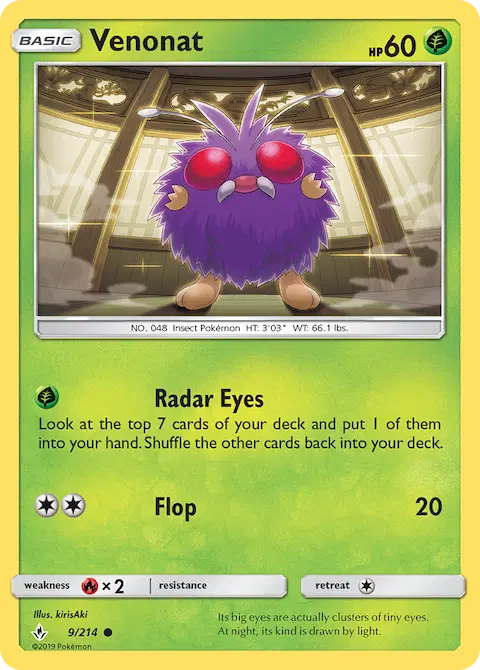 Venonat, Unbroken Bonds 9/214