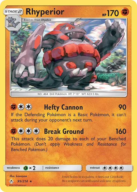 Rhyperior, Unbroken Bonds 95/214