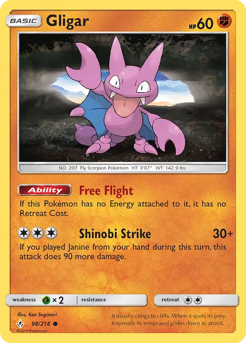 Gligar, Unbroken Bonds 98/214