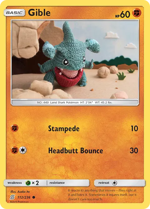 Gible, Unified Minds 112/236