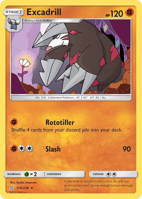 Excadrill, Unified Minds 119/236