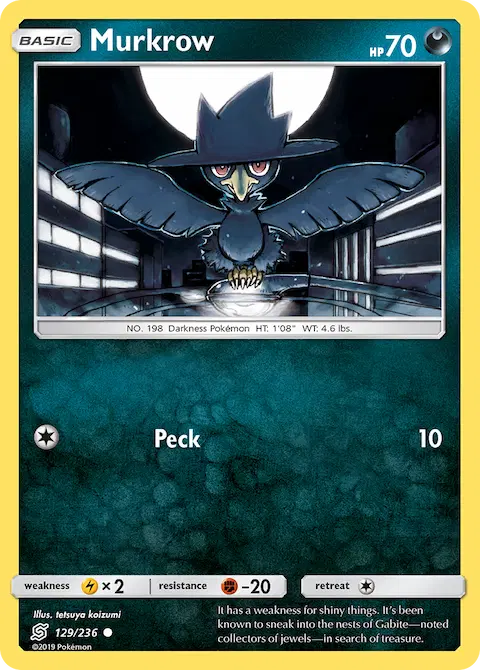 Murkrow, Unified Minds 129/236