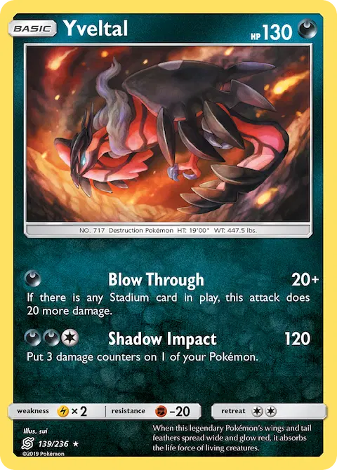 Yveltal, Unified Minds 139/236