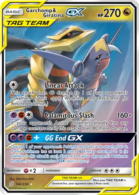 Garchomp & Giratina GX, Unified Minds 146/236