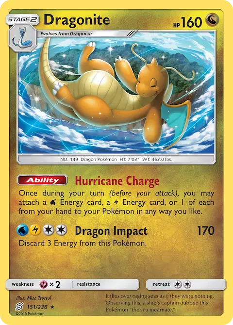 Dragonite, Unified Minds 151/236