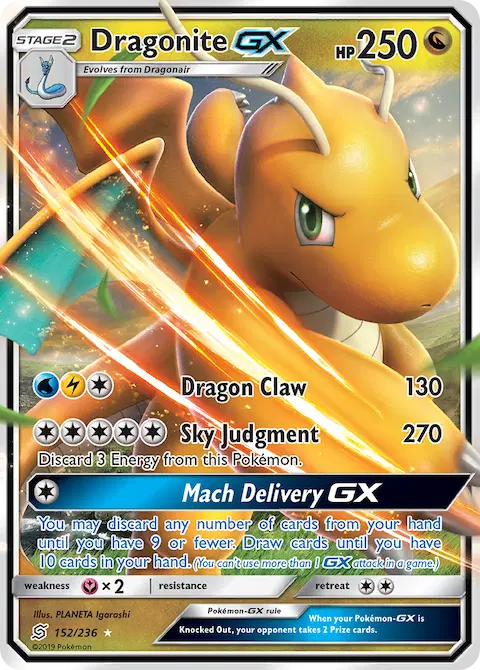 Dragonite GX, Unified Minds 152/236