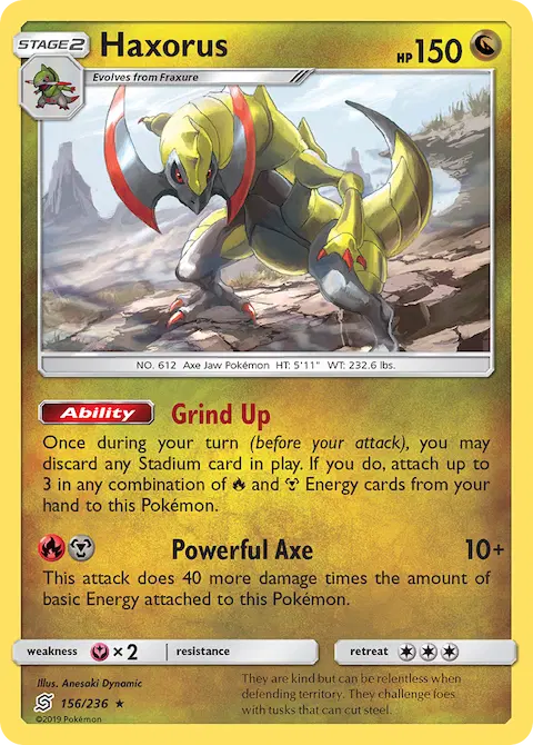 Haxorus, Unified Minds 156/236