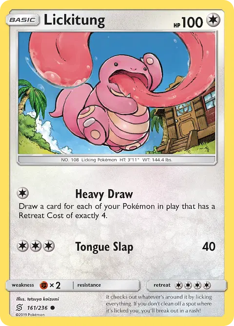 Lickitung, Unified Minds 161/236