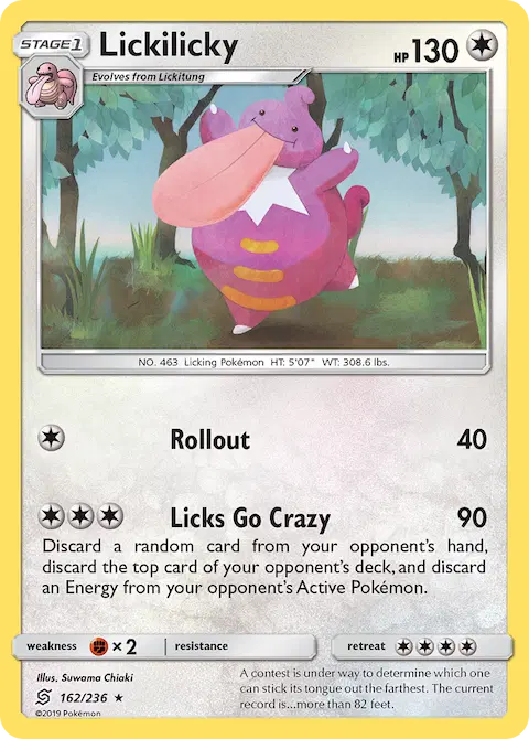 Lickilicky, Unified Minds 162/236