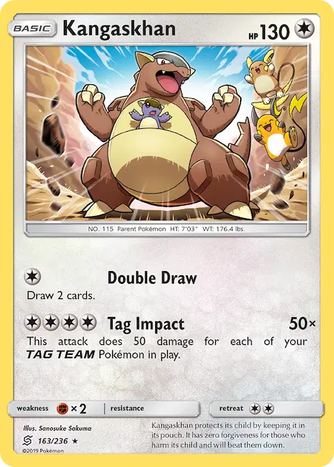Kangaskhan, Unified Minds 163/236