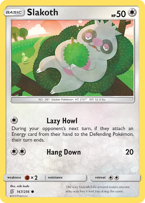 Slakoth, Unified Minds 167/236