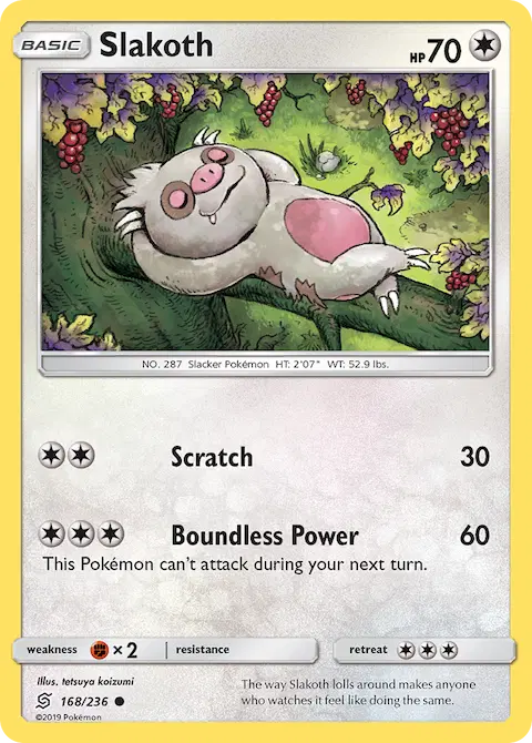 Slakoth, Unified Minds 168/236