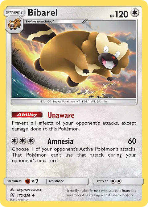 Bibarel, Unified Minds 172/236