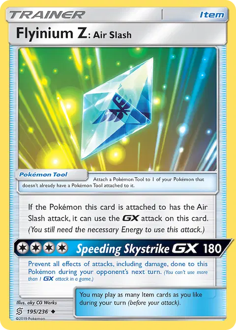 Flyinium Z: Air Slash, Unified Minds 195/236