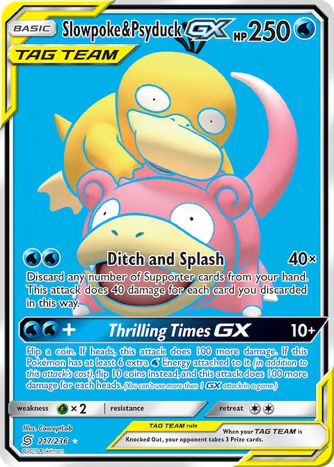 Slowpoke & Psyduck GX, Unified Minds 217/236