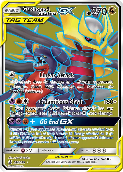 Garchomp & Giratina GX, Unified Minds 228/236