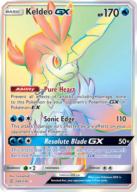 Keldeo GX, Unified Minds 240/236