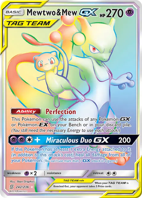 Mewtwo & Mew GX, Unified Minds 242/236