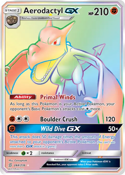 Aerodactyl GX, Unified Minds 244/236
