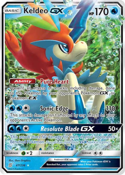 Keldeo GX, Unified Minds 47/236