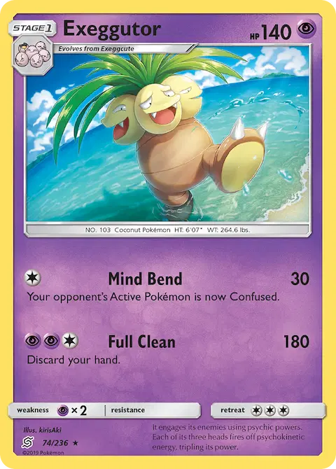 Exeggutor, Unified Minds 74/236