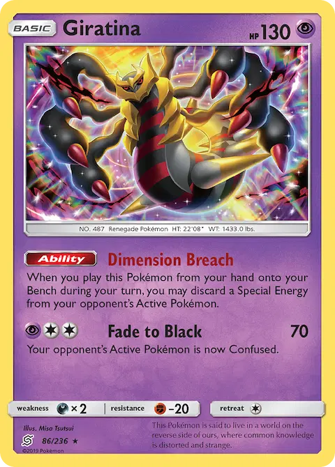 Giratina, Unified Minds 86/236
