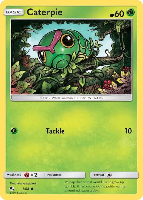 Caterpie, Hidden Fates 1/68